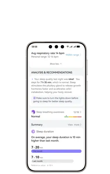 Huawei GT Runner 2 alv&aacute;sfigyel&eacute;s l&eacute;gz&eacute;smonitoroz&aacute;s alv&aacute;s k&ouml;zben