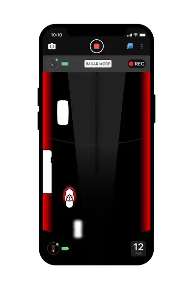 Garmin Varia RearVue 820 erős ker&eacute;kp&aacute;r radar 175 m&eacute;teres hat&oacute;t&aacute;v