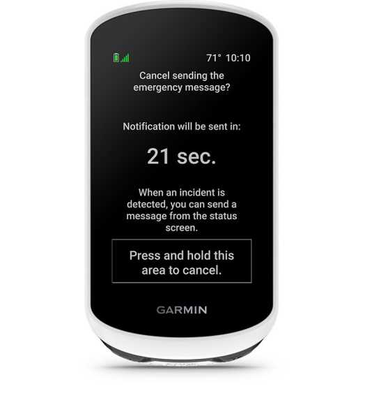 garmin edge explore 2 accident