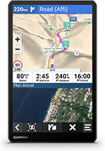 Garmin Camper BirdsEye műholdképek – élénk légi felvételek kemping megközelítéshez
