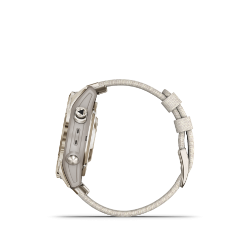 Garmin Epix Pro Sapphire (42mm) Soft Gold, nylon óraszíjjal (exclusive)