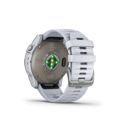 epix Pro (Gen 2) Sapphire Edition 51 mm, Titanium with whitestone silicone band