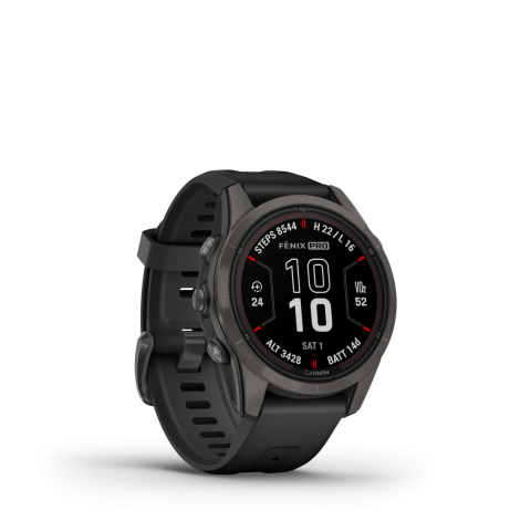 Garmin Fénix 7s PRO Solar Sapphire DLC Titanium Black