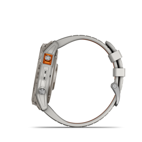 Garmin Fenix 7X PRO Sapphire Solar Titanium, Gray-Orange Szíjjal
