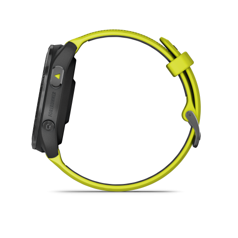 Jobb oldal- Start gomb Slate Grey gomb és Amp Yellow Garmin logóval