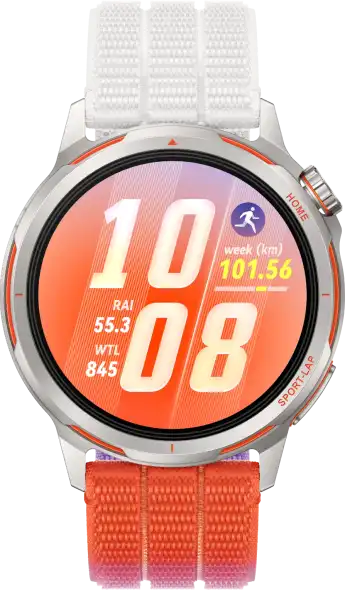 Huawei GT Runner 2 narancssárga titán futóóra AirDry szövött szíjjal