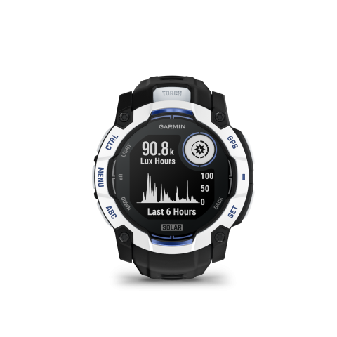 Garmin Instinct 3 – 50mm, Solar Whitestone / Black