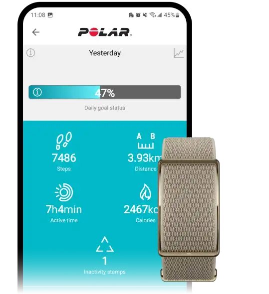 Polar Flow edz&eacute;s &eacute;s aktivit&aacute;s k&ouml;vet&eacute;s