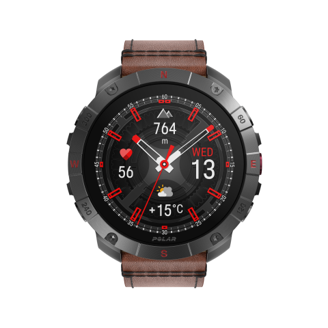 Polar Grit X2 PRO Titan Leather