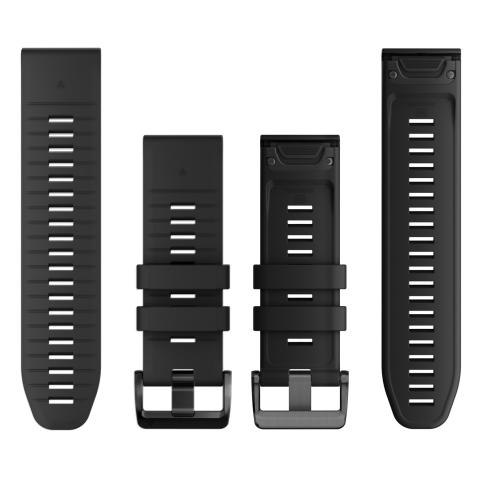 Garmin QuickFit® 26mm Black szilikon óraszíj	SKU: 010-13281-00