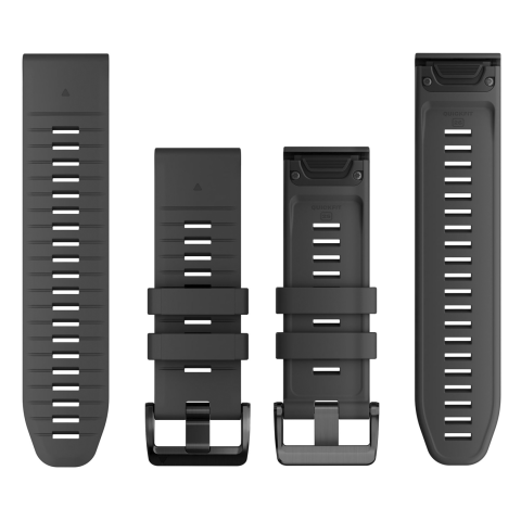 Garmin QuickFit® 26mm Graphite szilikon óraszíj	SKU: 010-13281-09
