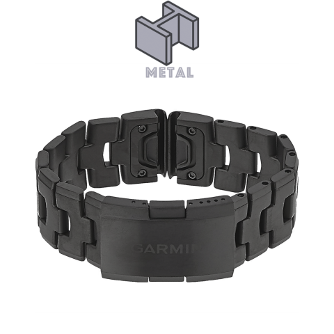 Garmin QuickFit 26mm Titanium DLC fém óraszíj	SKU: 010-12864-09