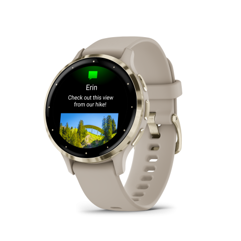 Garmin Venu® 3s Soft Gold / French Gray	010-02785-02