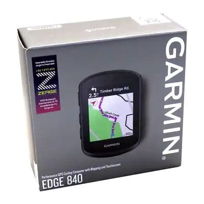 Garmin Edge 840 csomag tartalma — doboz és tartozékok