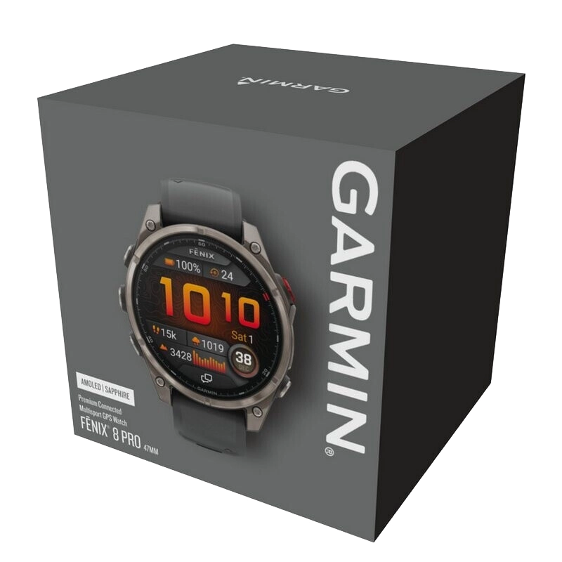 Garmin fēnix 8 Pro AMOLED 47mm csomag tartalma - doboz &eacute;s tartoz&eacute;kok