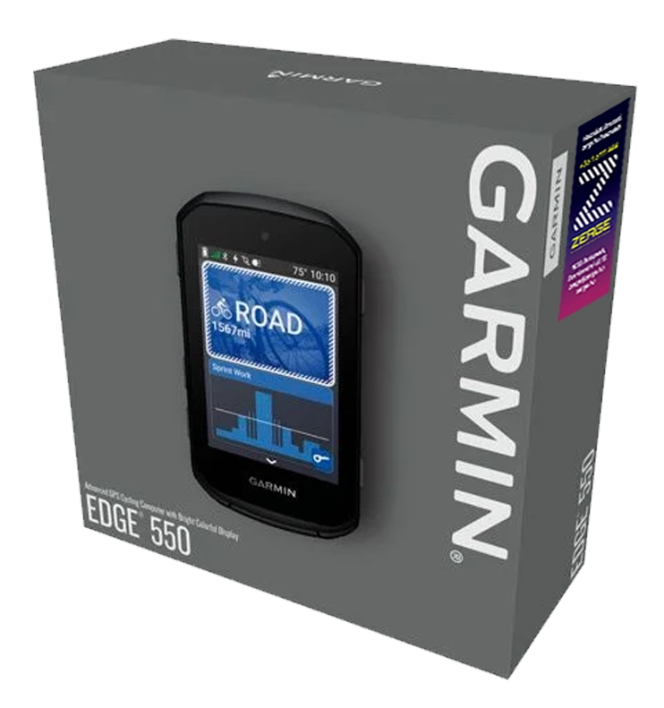 Garmin Edge 550 csomag tartalma doboz&aacute;val